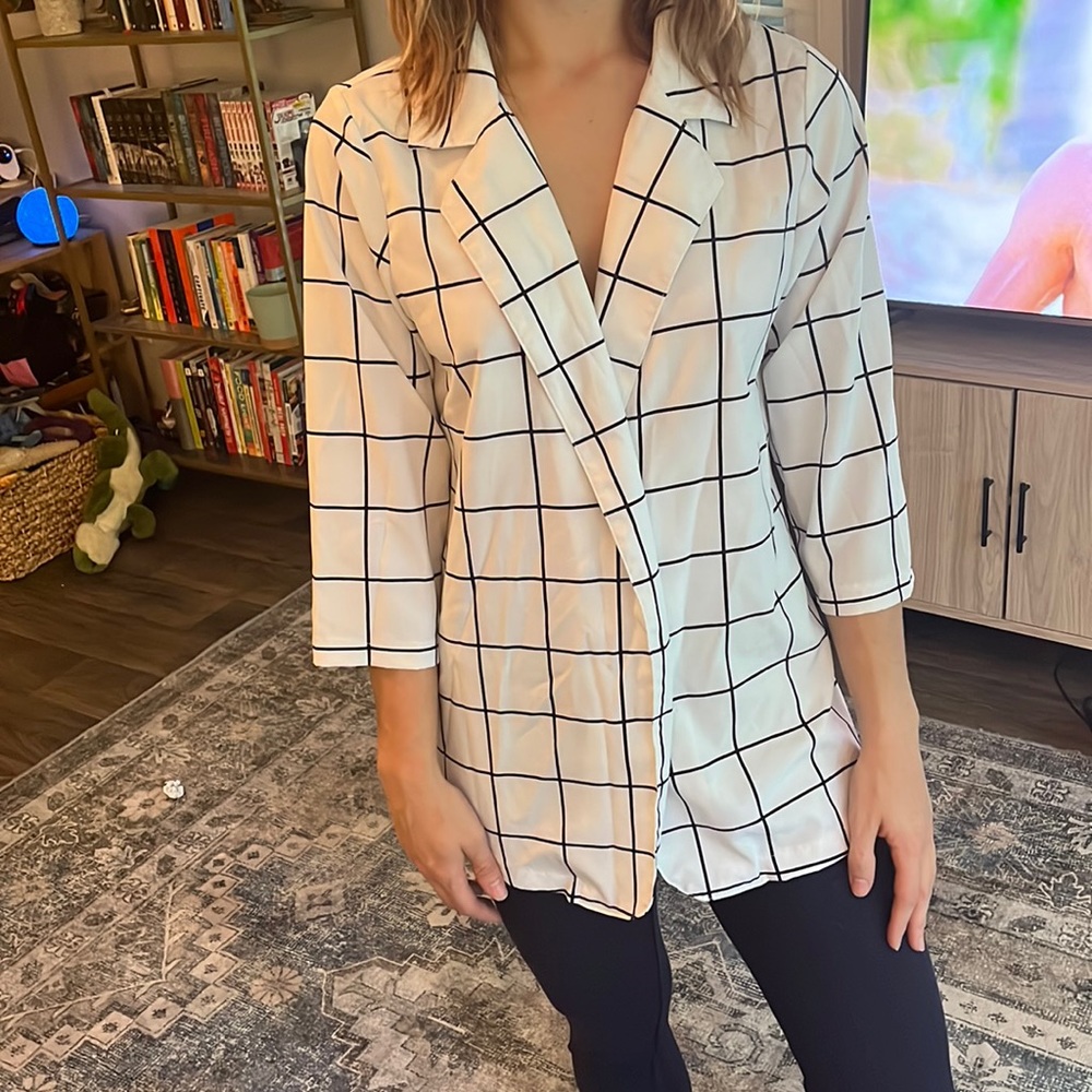 Checkered Women’s Blouse